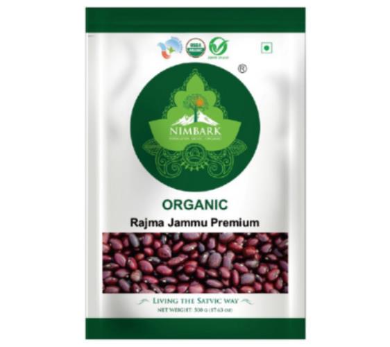 Nimbark Organic Rajma Premium | Jammu Rajma | Rajma Premium 500gm